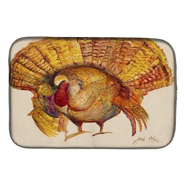 Carolines Treasures Carolines Treasures JMK1023DDM Turkey Dish Drying Mat JMK1023DDM - main